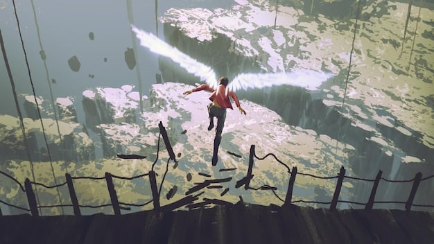 A digital illustration depicting a person struggling to climb a steep hill made of credit cards. The sky above is cloudy and dark, symbolizing the challenges and stress associated with mounting credit card debt.