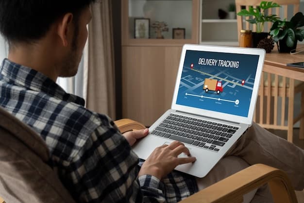 A person using a laptop to navigate the official website of the US Customs and Border Protection (CBP), with a focus on the search bar and a close-up of the Harmonized Tariff Schedule (HTS) codes on the screen.