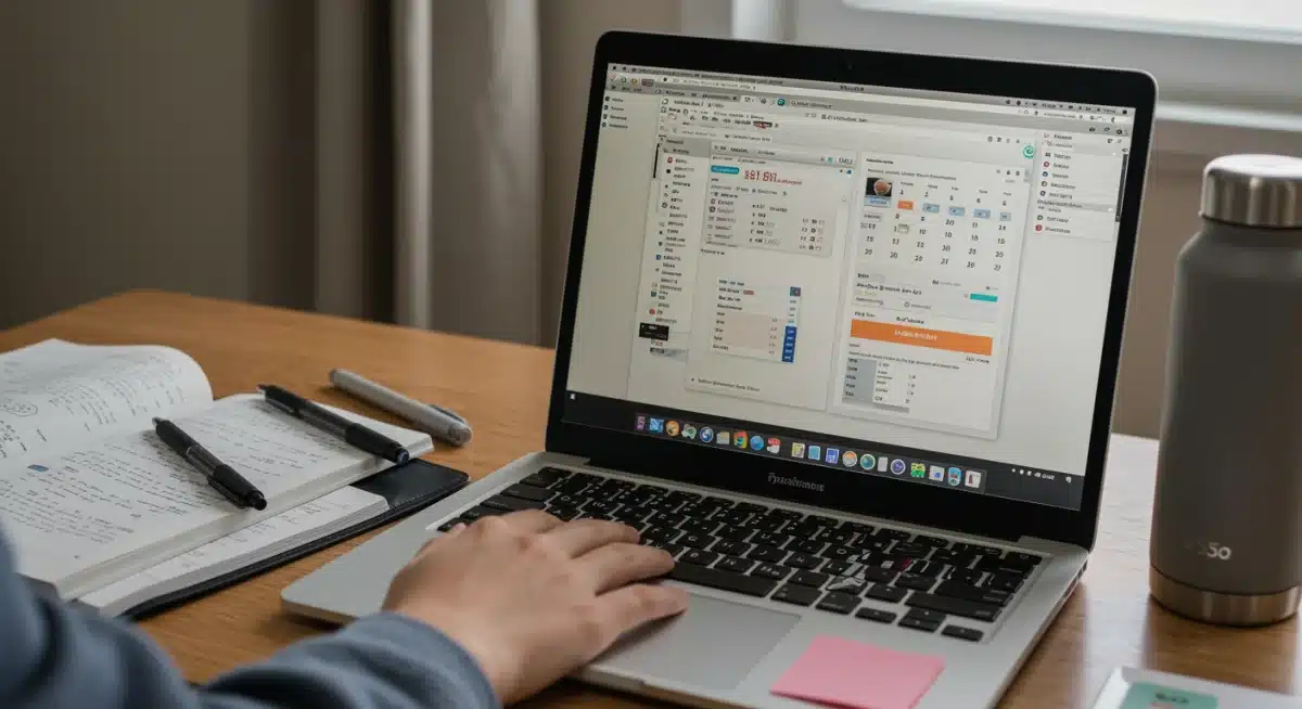 Organized digital workspace for effective remote learning