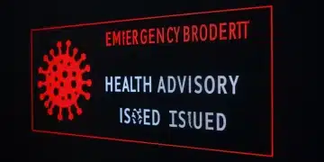 Emergency Broadcast: New Health Advisory Issued for US Citizens Regarding a Novel 2025 Virus Strain Emergency broadcast alert on screen for novel 2025 virus health advisory