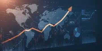 Actionable Insight: Preparing for the 2025 Economic Forecast – 5 Key Indicators to Watch Closely Global economic forecast data visualization with upward trends and interconnected markets