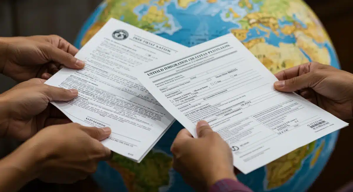 Hands holding immigration documents symbolizing policy reforms