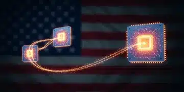 Quantum Computing's US Ascent: 3 Leading Research Breakthroughs Compared Illustration of three distinct quantum computing processors, each representing a leading US research breakthrough, connected by digital pathways on a futuristic circuit board.