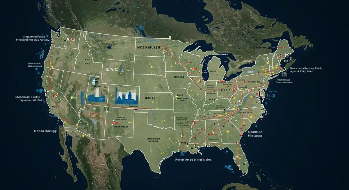 Bottlenecks and congestion in US industrial sectors and logistics hubs