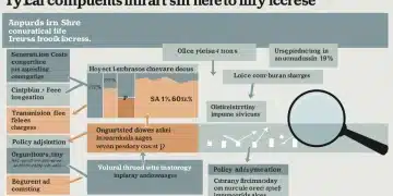 2025 Energy Policy Changes: 10% Utility Bill Increase Looms Infographic detailing components of a utility bill and areas affected by 2025 energy policy changes