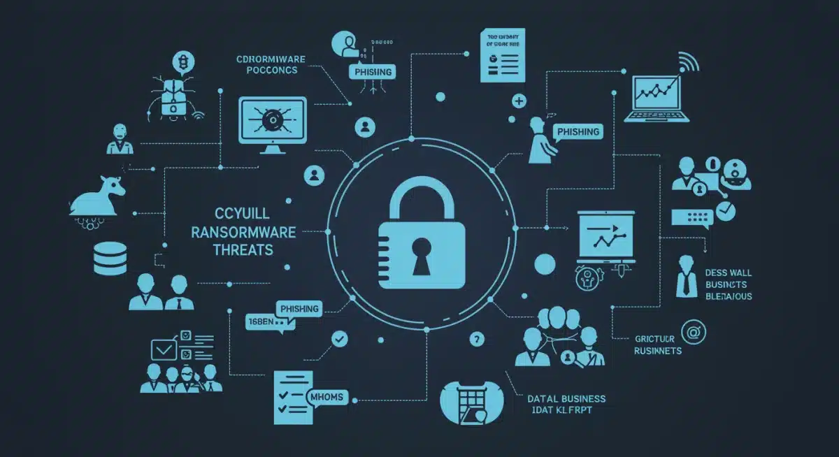 Common cybersecurity threats and protection measures for US businesses.